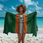 Côte d'Ivoire National Football Sarong Les Elephants-Sporty Stripes - African Pride