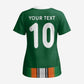 Custom Côte d'Ivoire National Football Scrub Top Les Elephants-Sporty Stripes - African Pride