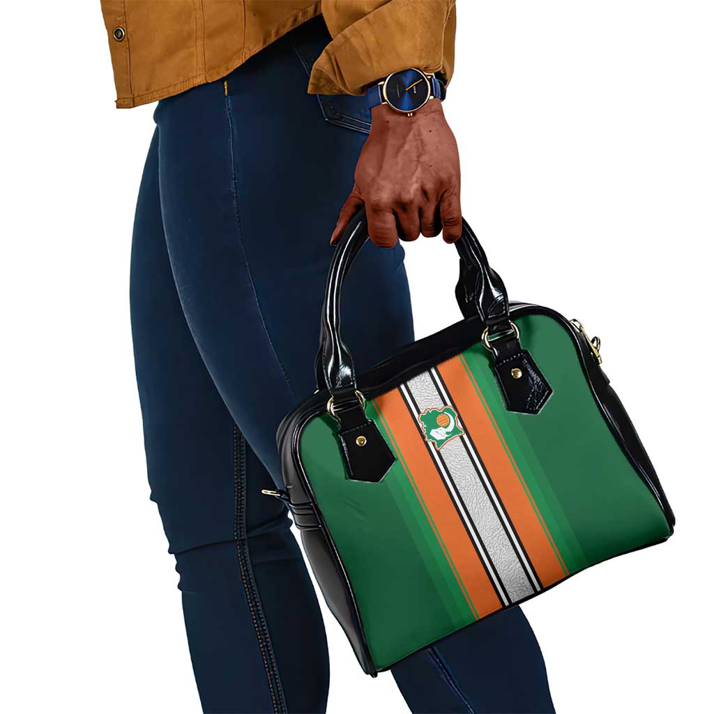 Côte d'Ivoire National Football Shoulder Handbag Les Elephants-Sporty Stripes - African Pride