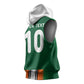 Custom Côte d'Ivoire National Football Sleeveless Hoodie Les Elephants-Sporty Stripes - African Pride