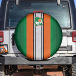 Côte d'Ivoire National Football Spare Tire Cover Les Elephants-Sporty Stripes - African Pride