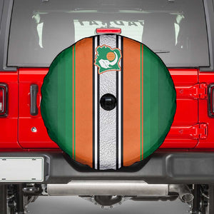 Côte d'Ivoire National Football Spare Tire Cover Les Elephants-Sporty Stripes - African Pride