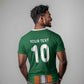Custom Côte d'Ivoire National Football T shirt Les Elephants-Sporty Stripes - African Pride