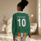 Custom Côte d'Ivoire National Football Women Casual Shirt Les Elephants-Sporty Stripes - African Pride