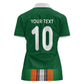 Custom Côte d'Ivoire National Football Women Polo Shirt Les Elephants-Sporty Stripes - African Pride
