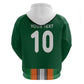 Custom Côte d'Ivoire National Football Zip Hoodie Les Elephants-Sporty Stripes - African Pride