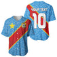 Custom DR Congo National Football Baseball Jersey Leopards Go Glory LT03