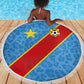 DR Congo National Football Beach Blanket Leopards Go Glory - African Pride