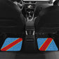 Custom DR Congo National Football Car Mats Leopards Go Glory - African Pride