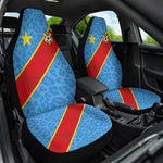 DR Congo National Football Car Seat Cover Leopards Go Glory - African Pride