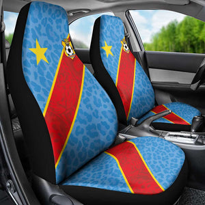 DR Congo National Football Car Seat Cover Leopards Go Glory - African Pride