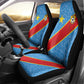 DR Congo National Football Car Seat Cover Leopards Go Glory - African Pride