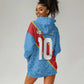 Custom DR Congo National Football Hoodie Dress Leopards Go Glory - African Pride