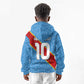 Custom DR Congo National Football Kid Hoodie Leopards Go Glory - African Pride