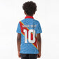 Custom DR Congo National Football Kid Polo Shirt Leopards Go Glory - African Pride
