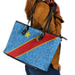 DR Congo National Football Leather Tote Bag Leopards Go Glory - African Pride