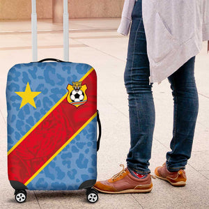 DR Congo National Football Luggage Cover Leopards Go Glory - African Pride
