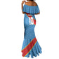 Custom DR Congo National Football Mermaid Dress Leopards Go Glory - African Pride