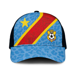DR Congo National Football Mesh Trucker Cap Leopards Go Glory - African Pride