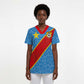 Custom DR Congo National Football Scrub Top Leopards Go Glory - African Pride