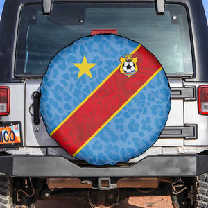 DR Congo National Football Spare Tire Cover Leopards Go Glory - African Pride