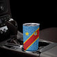 Custom DR Congo National Football Tumbler Cup Leopards Go Glory - African Pride