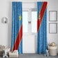 DR Congo National Football Window Curtain Leopards Go Glory - African Pride