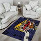 Afro-Barbados Jazz Festival Area Rug Abstract Jazz Art