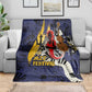 Afro-Barbados Jazz Festival Blanket Abstract Jazz Art