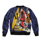 Afro-Barbados Jazz Festival Bomber Jacket Abstract Jazz Art