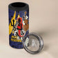 Afro-Barbados Jazz Festival 4 in 1 Can Cooler Tumbler Abstract Jazz Art