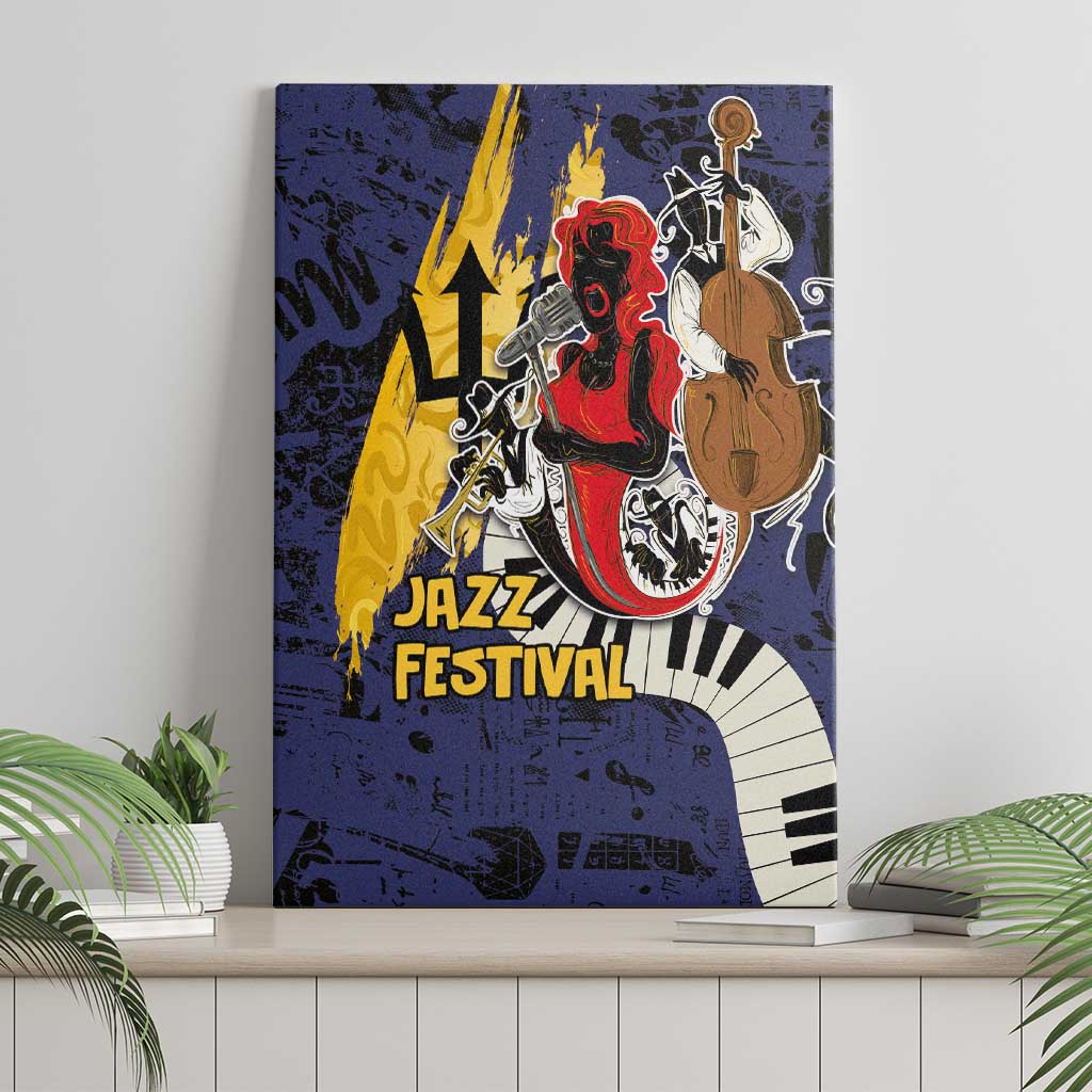 Afro-Barbados Jazz Festival Canvas Wall Art Abstract Jazz Art