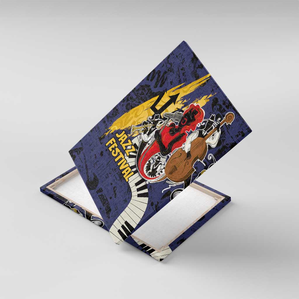 Afro-Barbados Jazz Festival Canvas Wall Art Abstract Jazz Art