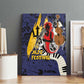 Afro-Barbados Jazz Festival Canvas Wall Art Abstract Jazz Art