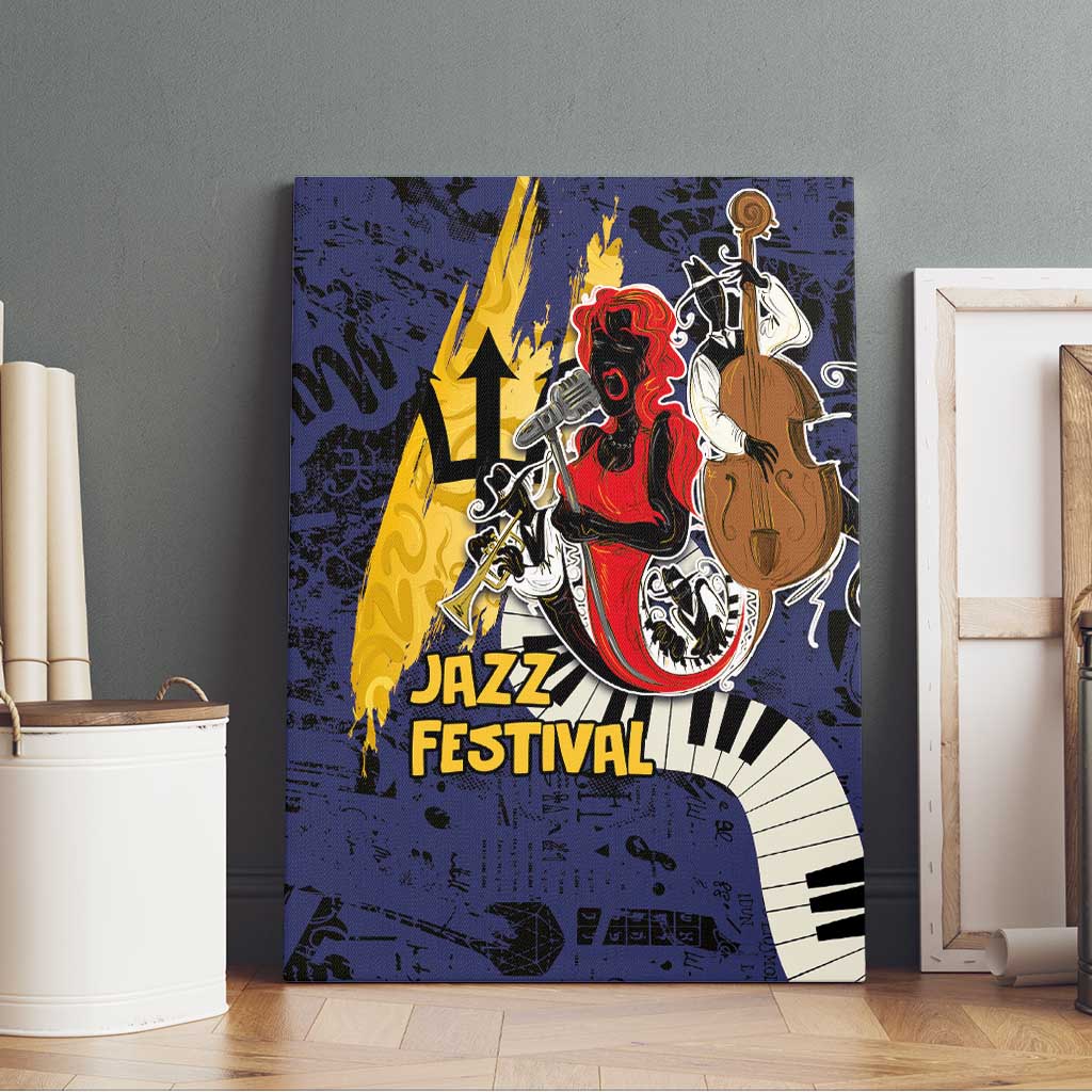 Afro-Barbados Jazz Festival Canvas Wall Art Abstract Jazz Art