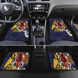 Afro-Barbados Jazz Festival Car Mats Abstract Jazz Art