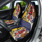 Afro-Barbados Jazz Festival Car Seat Cover Abstract Jazz Art