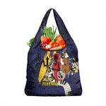Afro-Barbados Jazz Festival Grocery Bag Abstract Jazz Art