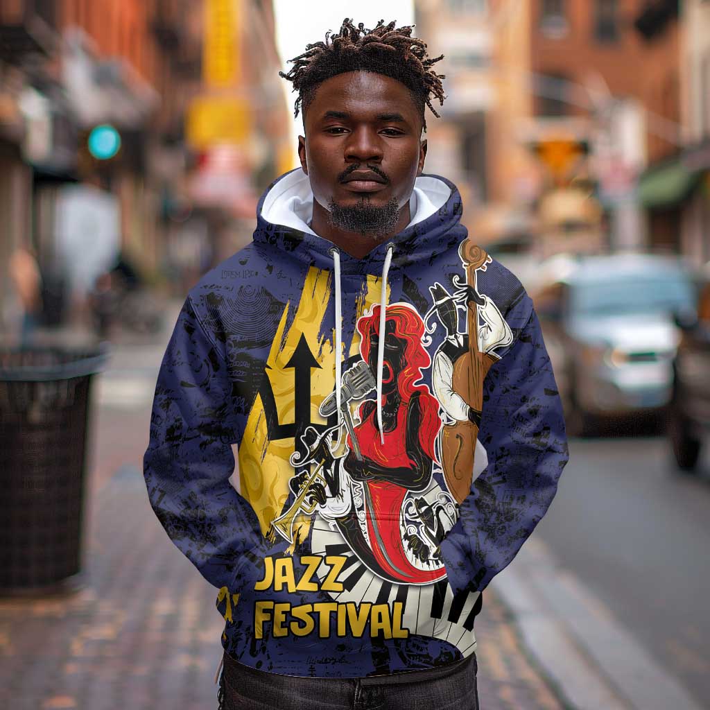 Afro-Barbados Jazz Festival Hoodie Abstract Jazz Art