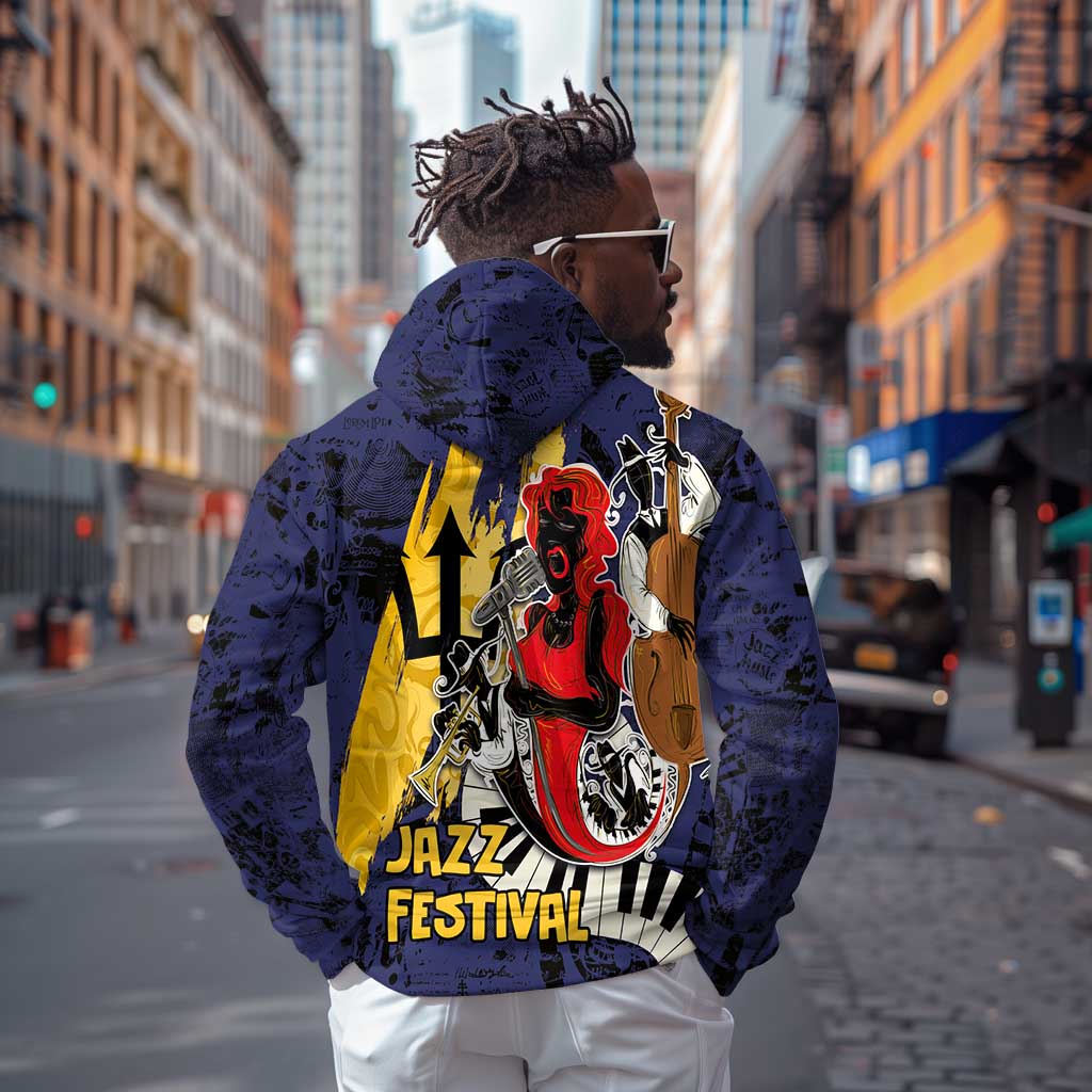 Afro-Barbados Jazz Festival Hoodie Abstract Jazz Art