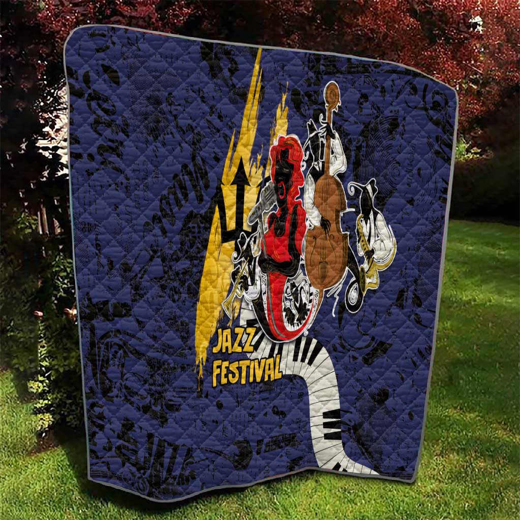 Afro-Barbados Jazz Festival Quilt Abstract Jazz Art
