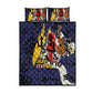 Afro-Barbados Jazz Festival Quilt Bed Set Abstract Jazz Art