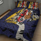 Afro-Barbados Jazz Festival Quilt Bed Set Abstract Jazz Art