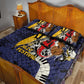 Afro-Barbados Jazz Festival Quilt Bed Set Abstract Jazz Art