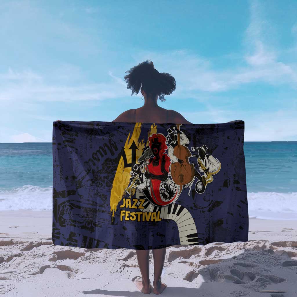 Afro-Barbados Jazz Festival Sarong Abstract Jazz Art