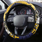 Afro-Barbados Jazz Festival Steering Wheel Cover Abstract Jazz Art