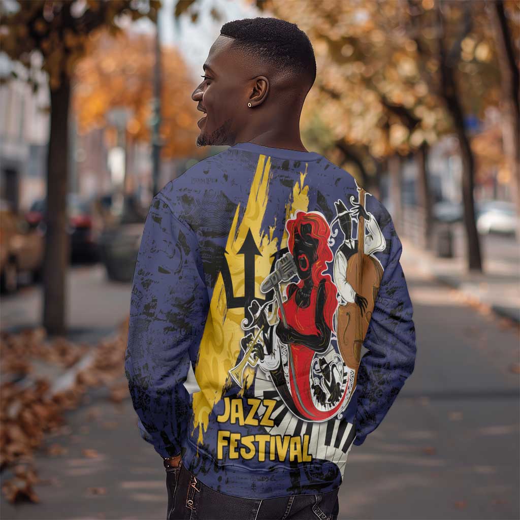 Afro-Barbados Jazz Festival Sweatshirt Abstract Jazz Art