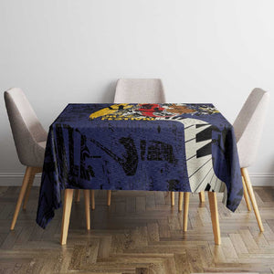 Afro-Barbados Jazz Festival Tablecloth Abstract Jazz Art