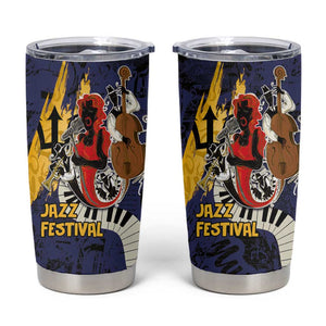 Afro-Barbados Jazz Festival Tumbler Cup Abstract Jazz Art