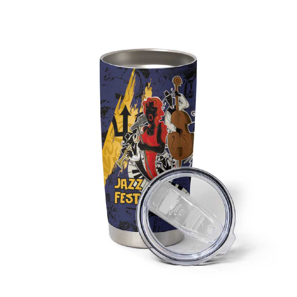 Afro-Barbados Jazz Festival Tumbler Cup Abstract Jazz Art